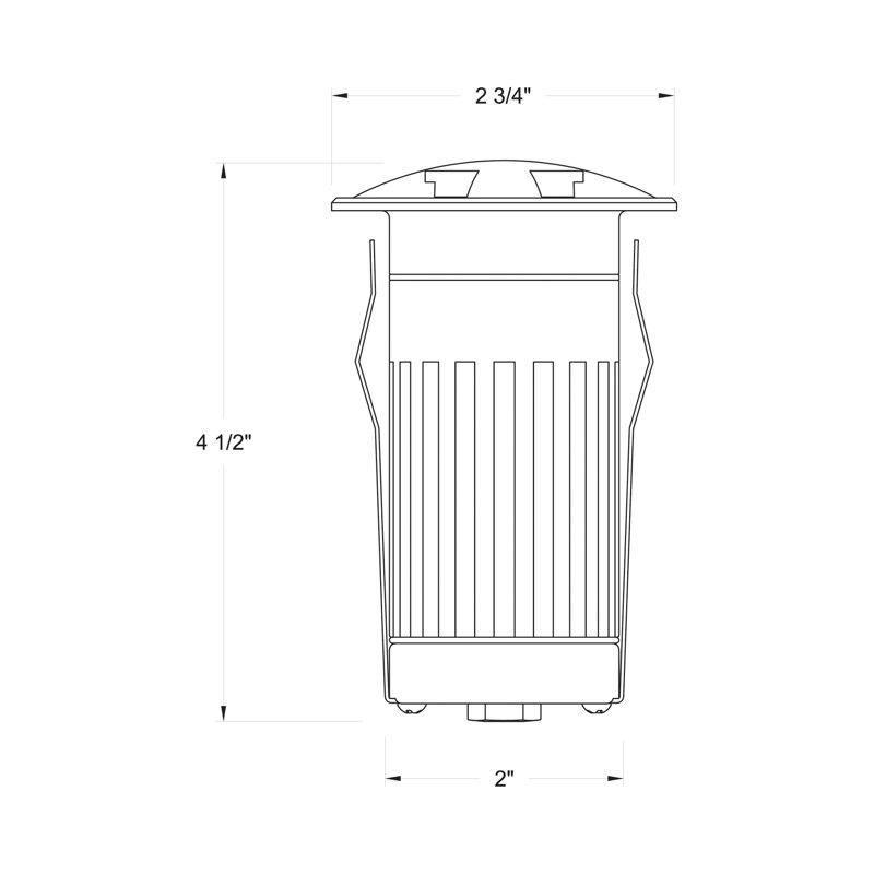 Flare LED Quad-Directional Well Light