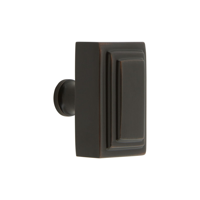 Carré Rectangular Cabinet Knob, Timeless Bronze
