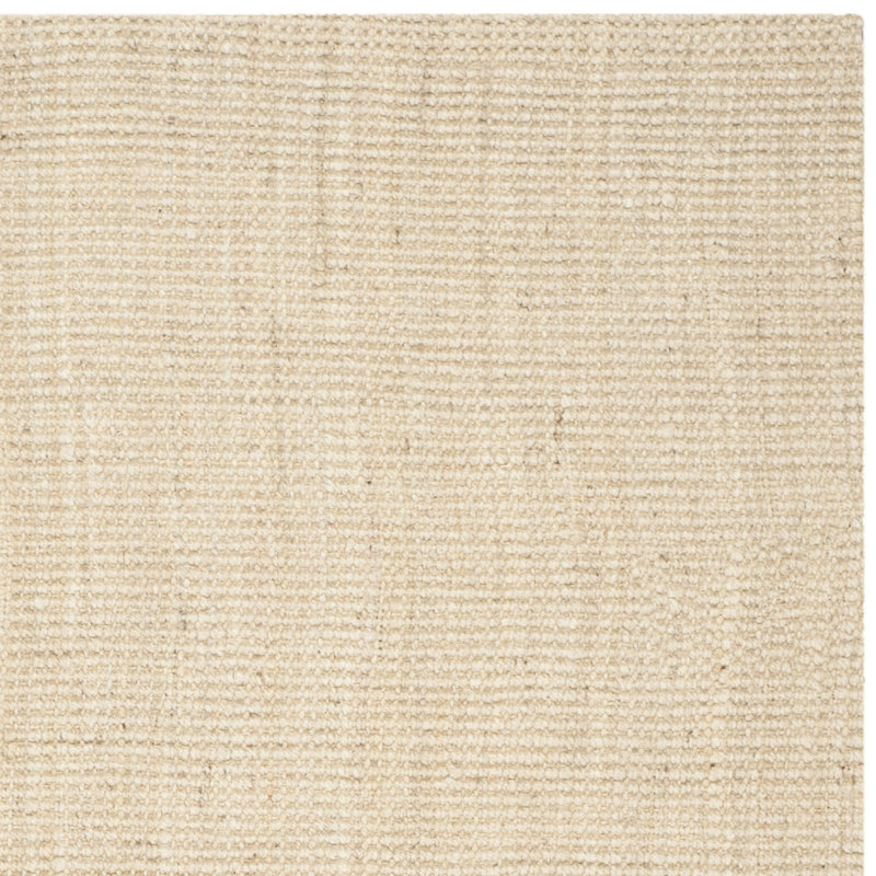 Debroh Natural Fiber Hand Woven Jute Solid Color Rug, Rectangle 8' x 10'