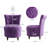 Akeeyla Velvet Barrel Chair-890151873