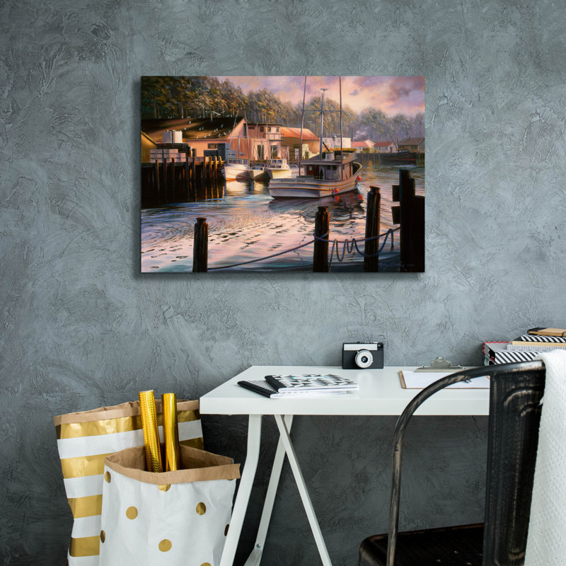  «Point Of View» par Nicky Boehme, art mural sur toile, 26 po x 18 po