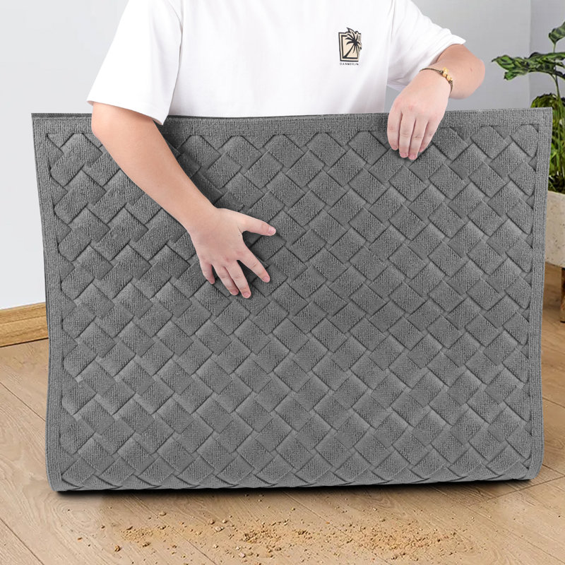 Tapis d'entrée antidérapant Latitude Run®, L 36 po x L 60 po, Bourgogne