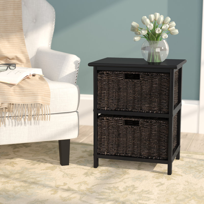 Table de bout avec rangement Hanley