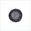 Table basse ronde moderne pour le salon - cadre en aluminium noir, durable et amp; Finitions polyvalentes