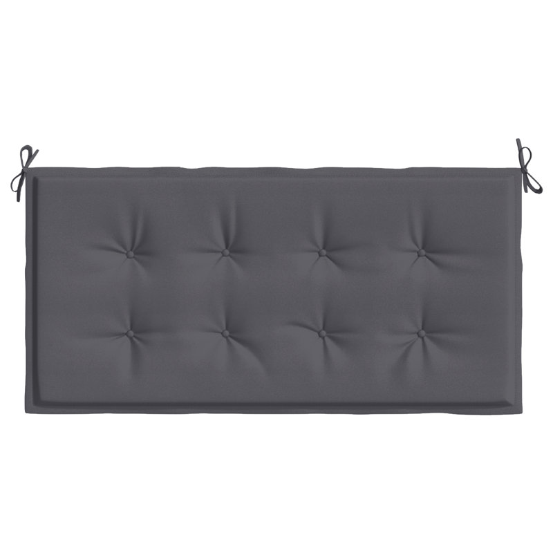 Outdoor Seat Cushion, Anthracite, 1.2" H x 39.4" W x 19.7" D
