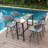 Roca Rectangular Steel Outdoor Bar Table-1014928008