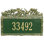 Woodland 1-Line Wall Address Plaque
