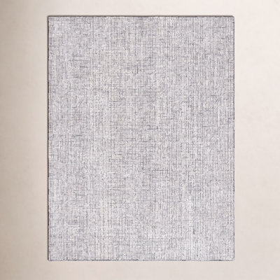 Rowe Handmade Tufted Ivory/Black Area Rug