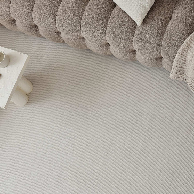 Carmel Modern Striped Cream Area Rug, Rectangle 160 x 230 cm