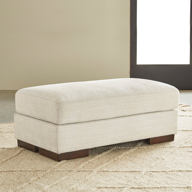 Marthanne Upholstered Ottoman, Beige