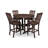 POLYWOOD Vineyard 5-Piece Round Bar Set-29563489