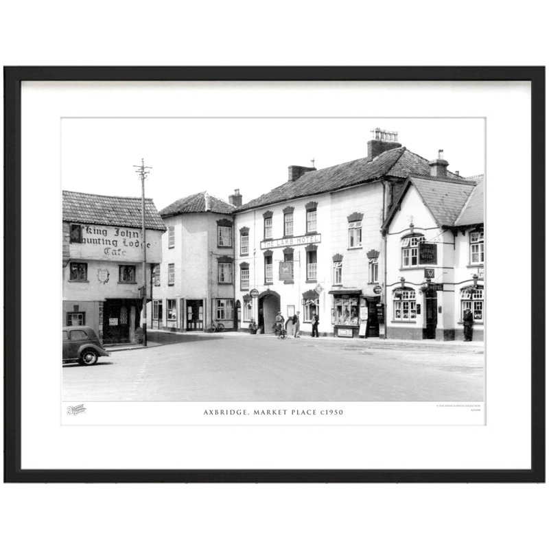 Axbridge, Market Place C1950 - Single Picture Frame Print, 60cm H x 80cm W x 2.3cm D