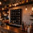 2-Pack Shot Glass Display Case 17 x 12 in Wall Mounted with 30 Slots Removable Shelves Black Wood Shadow Box Bar Decor