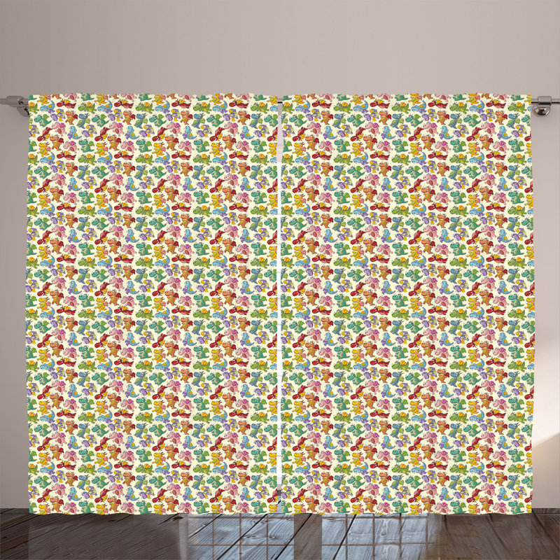 Semi Sheer Curtain Pair