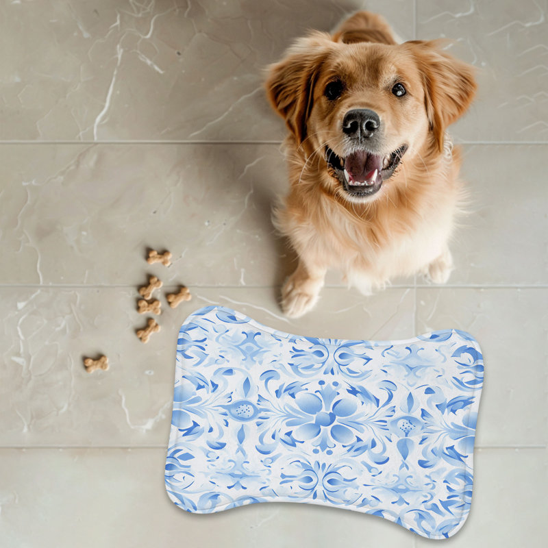 Floral Formes - Tapis d'alimentation en os 1 pièce