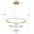 Dado 3 - Light LED Tiered Chandelier-1935623878-1884219100