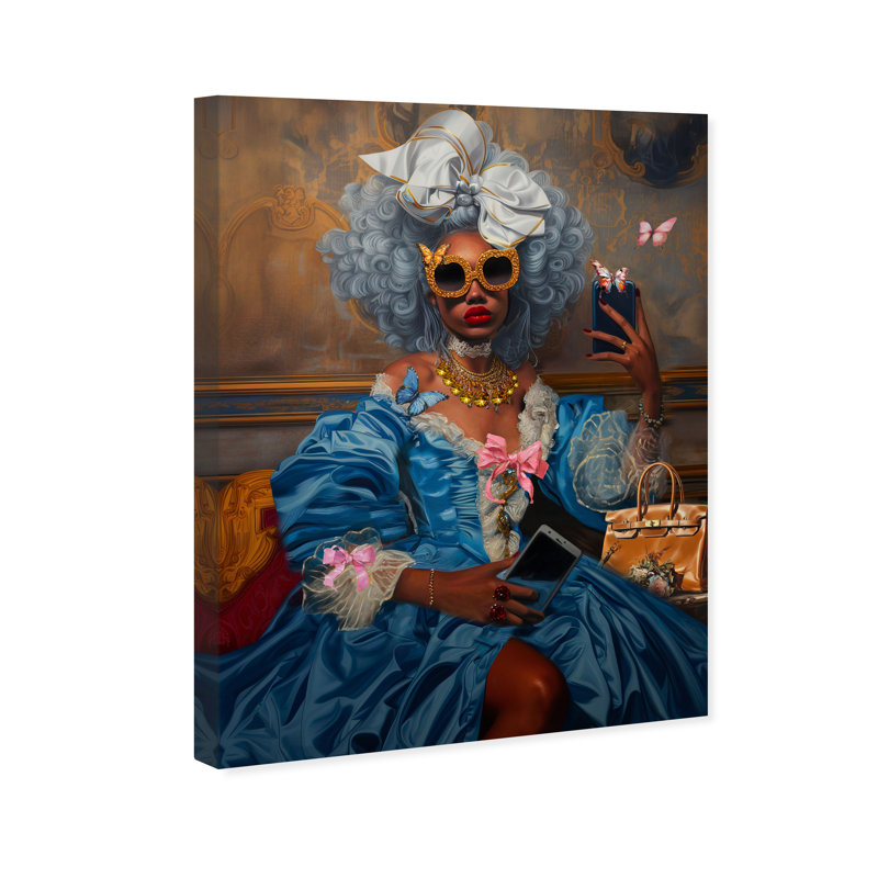 French Empress Issa Canvas People Print by Oliver Gal, 30"H x 24"W, Canvas Unframed