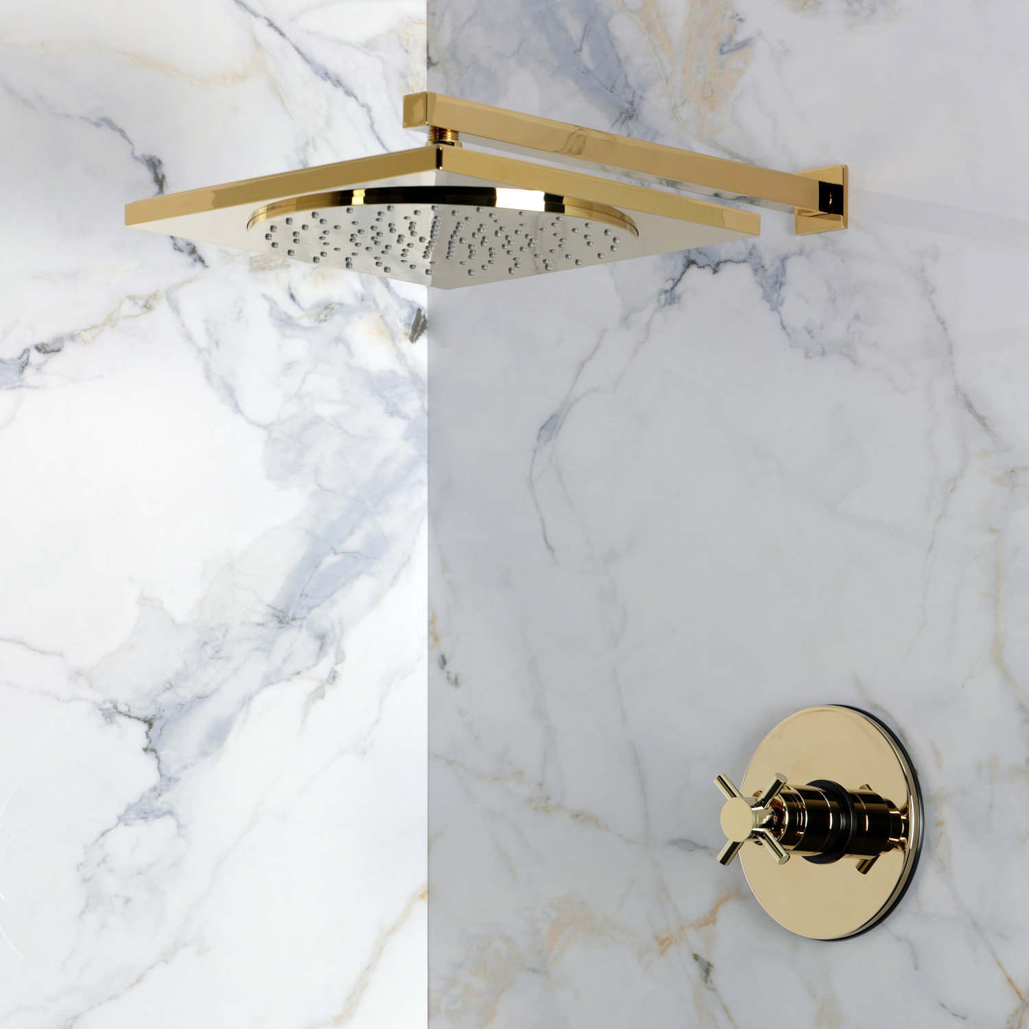 Kingston Brass Concord Single-Handle Pressure Balanced Shower Faucet, Polished Brass