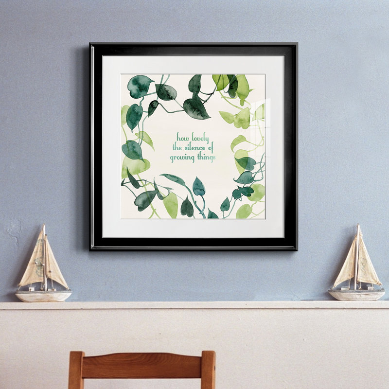 «Magic Grows II», reproduction encadrée de qualité supérieure - prête à être accrochée, H 30,5 po x l 30,5 po x P 1,5 po