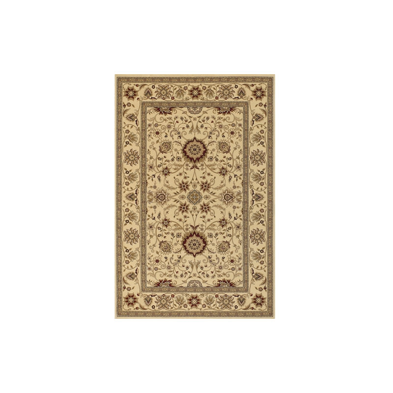 Tapis d'intérieur brun clair en polypropylène Campagne, 1 pi 11 po x 3 pi 7 po