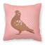 Coussin décoratif extérieur hibou pigeon check-23813336-48710575