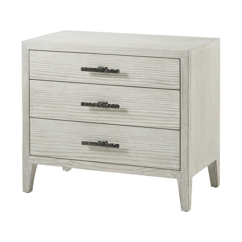 Breeze 3 - Drawer Solid Wood Nightstand