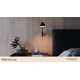 Pitch Single Light Dimmable Plug-in Swing Arm Sconce