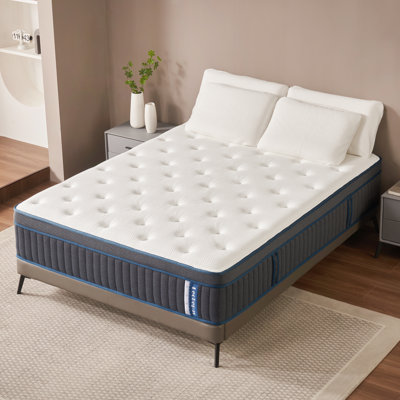 14Inch Plush Memory Foam Innerspring Mattress