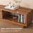 78.74" Asymmetrical Modern TV Stand for TVs up to 85", Tiered Walnut Media Console with 3 Drawers-1615086384