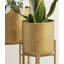 Pot de fleurs en métal Tess (ensemble de 2)-80019919