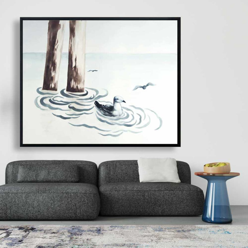Mouette - Toile encadrée pour la maison