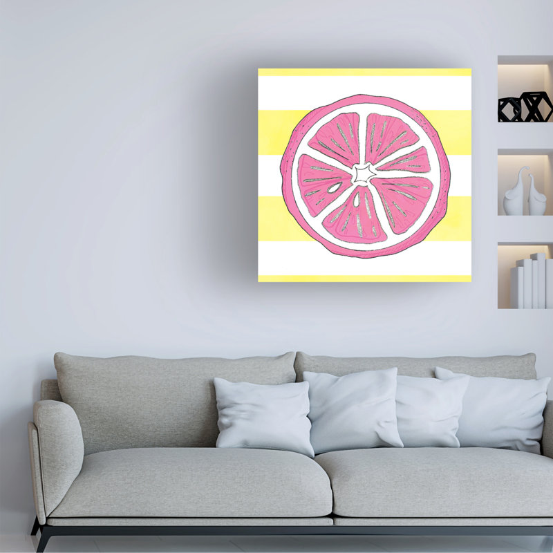 «Summer Time Lemon 04» par LightBoxJournal - impression sur toile tendue, H 14 po x l 14 po