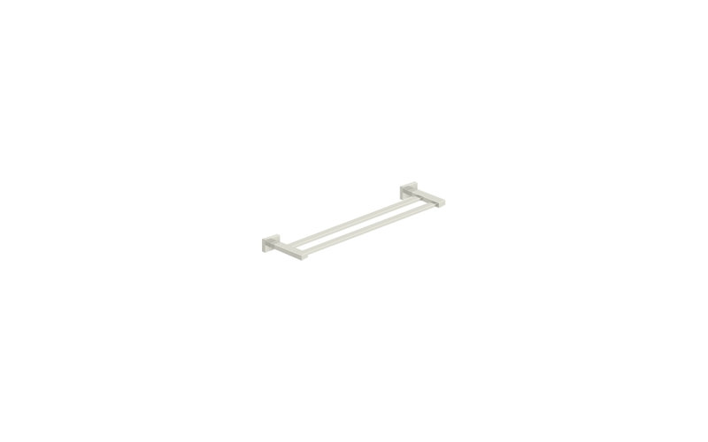 Barre à serviettes 9 po centre à centre 55D 93020A5D82DD47BABF6E2624FFE4D21F 24 po Nickel poli double