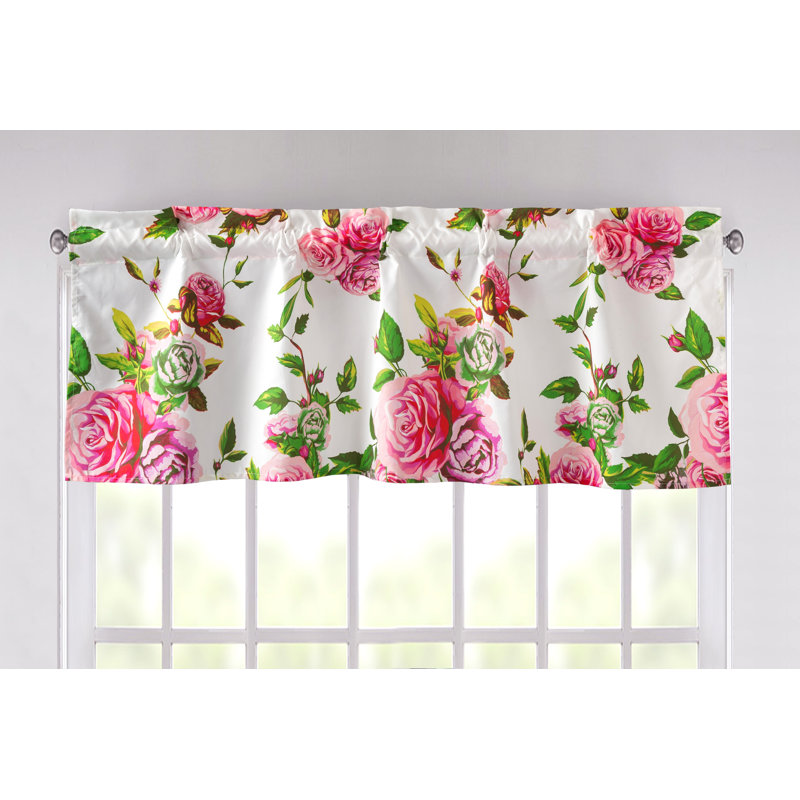 Adym Floral Tailored Window Valance