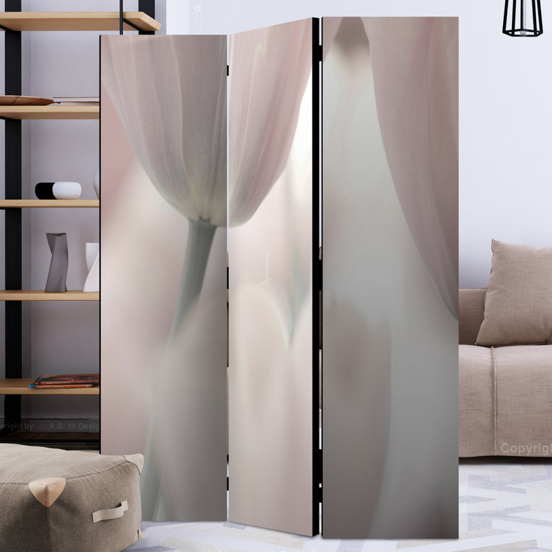 Kisag 172cm H Solid Wood Folding Room Divider, 3