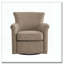 Fauteuil d'appoint pivotant en similicuir-824020348