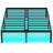 Dellaquila Metal Platform  Bed  with Charging Station and LED Lights-1514734833