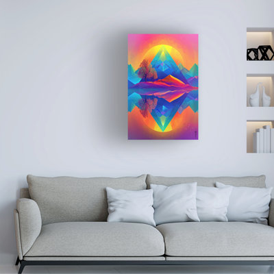 Momart Psychedelic Geometric Nature 1 Canvas Art