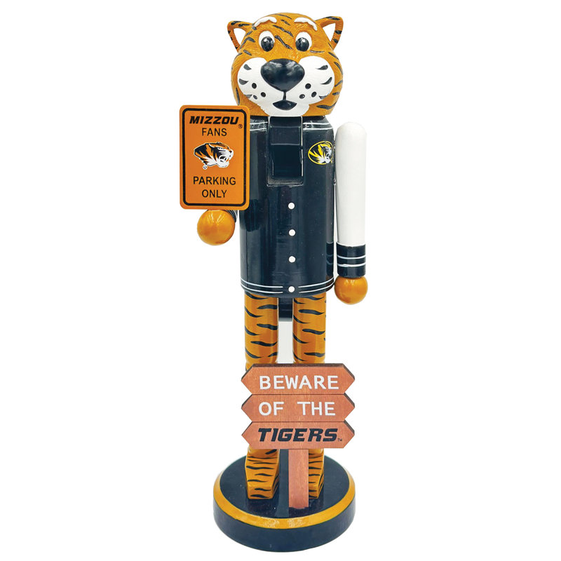 Casse-noisette 12 "NCAA College Spirit Beware, Missouri Tigers