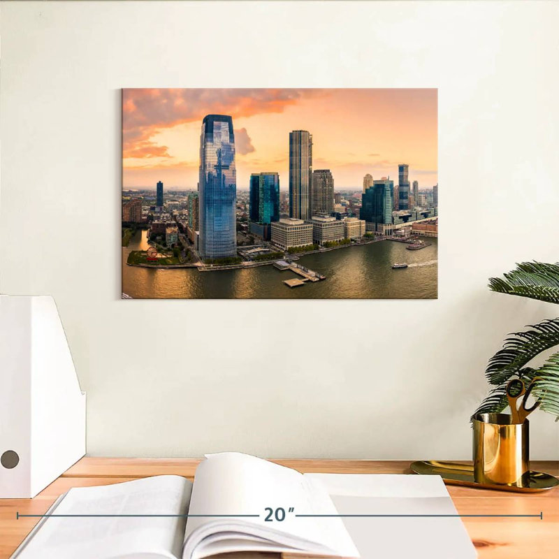 Sireci Panoramic Jersey City, 8" H x 12" W