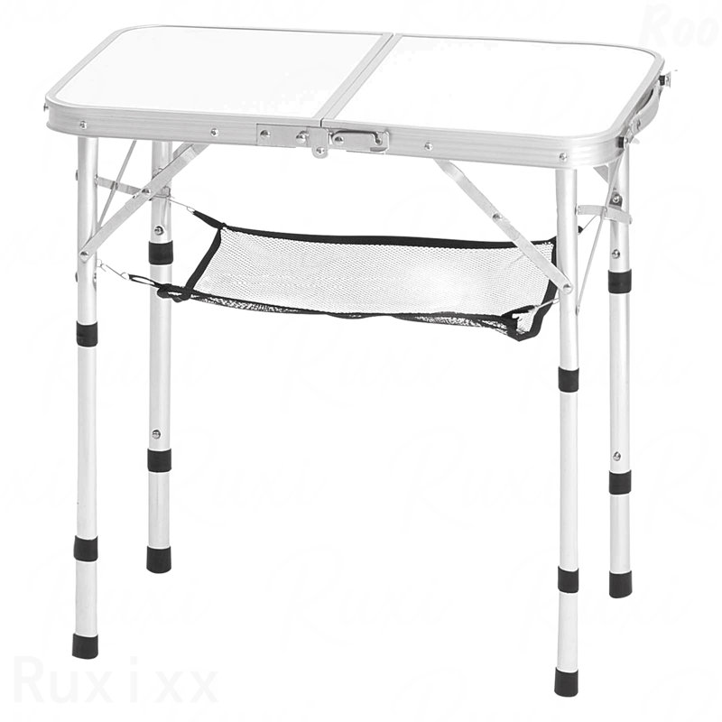 Table de camping pliante portative en aluminium 2 pi