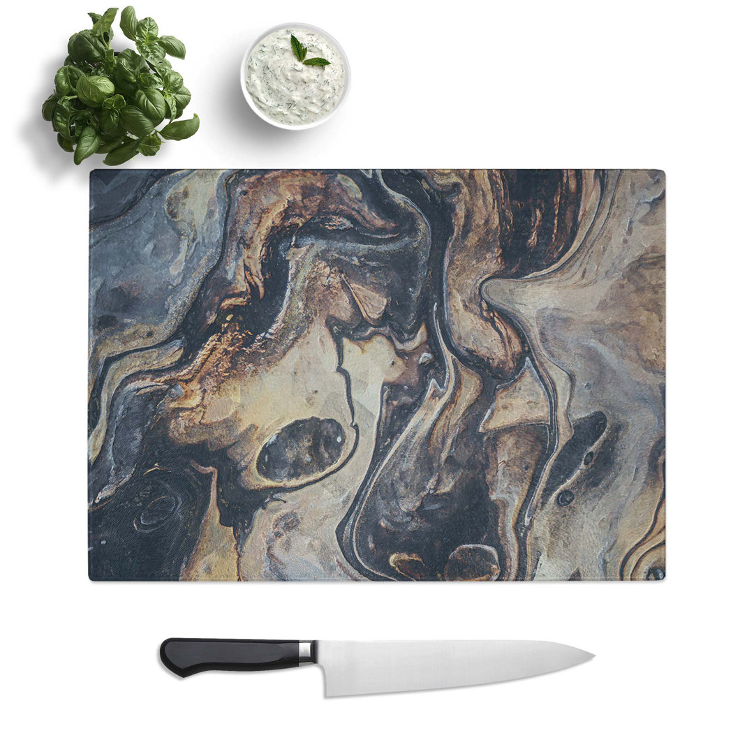 Tempered Glass Remembering Yesterday Chopping Board