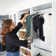 Florence 85W X 60D Modular L Shaped Walk-In Closet System With Rods, Drawers, And Shoe Shelves, Shaker Style