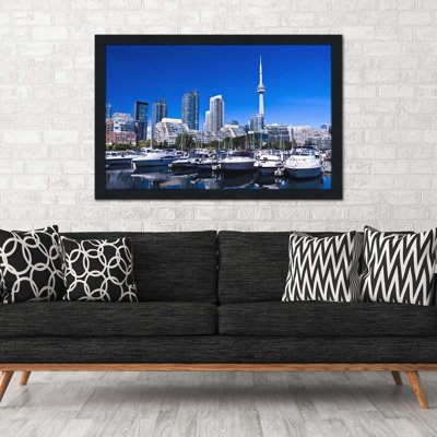 «Lakeshore, Toronto, Canada», reproduction de photo encadrée