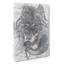 The Eyes of a Wolf in Abstract - Wrapped Canvas Drawing - Wrapped Canvas-55338513
