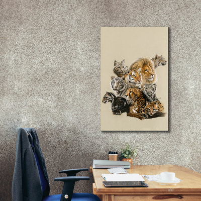 Impression sur toile «Dakota All In The Family» par Barbara Keith