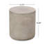 Table d'appoint d'extérieur en béton léger