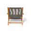 Fauteuils club d'extérieur en bois d'acacia Sierra-348019160
