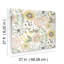 Papier peint artistique Bouquet neutre-112833536