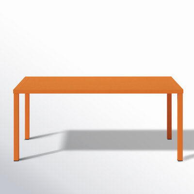 Ottie 71'' Aluminum Outdoor Dining Table